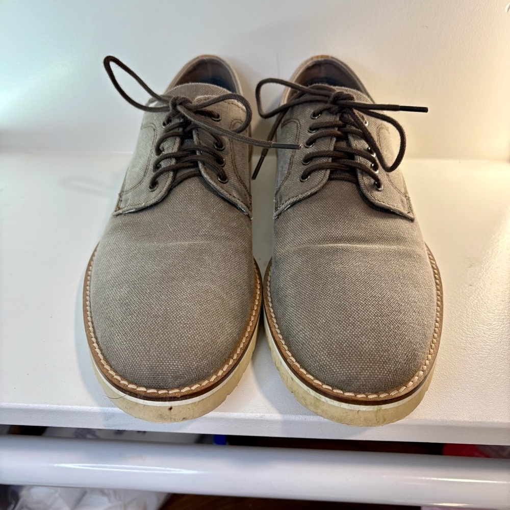 Steve Madden Men's Gray Casual Oxford Shoes Sz 9.5